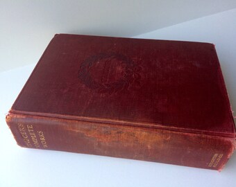Vintage Book: The Complete Works of Geoffrey Chaucer, includes Canterbury Tales Cambridge Poets Student Edition 1933 - Medieval literatu