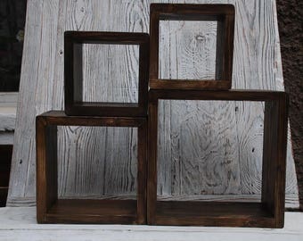 Floating Box Shelf box shelf shelve | etsy Floating Box Shelf box shelf shelve | etsy