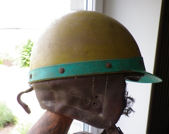 genuine ussr / soviet russian motorcycle helmet
