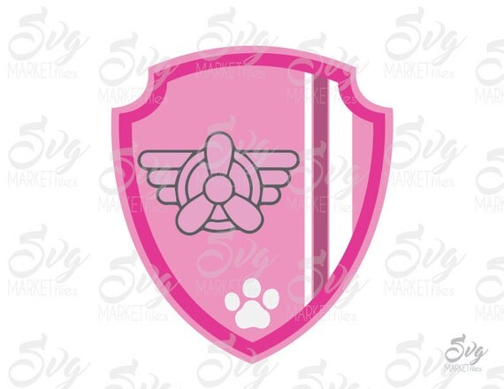 Paw patrol skye bone free printable svg - litylabs