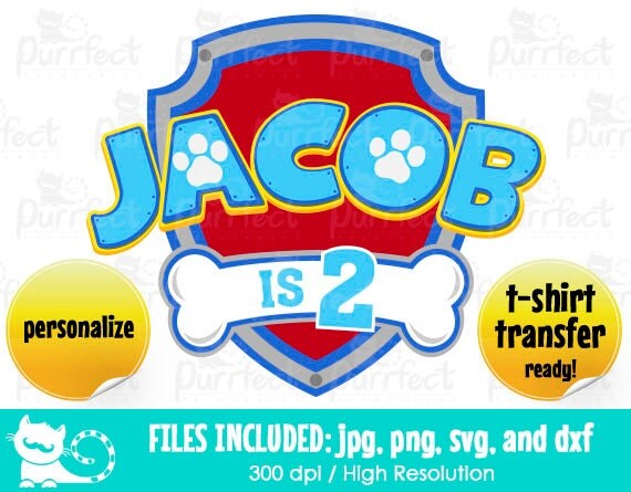 Download Paw Patrol Birthday Theme SVG, Paw Patrol Inspired ...