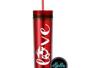 USMC Love Skinny Tumblers,Tumblers,Military,Marines,Marine,USMC Tumblers,Marine Tumblers,Marine Girlfriend,Marine Wife,USMC Wife