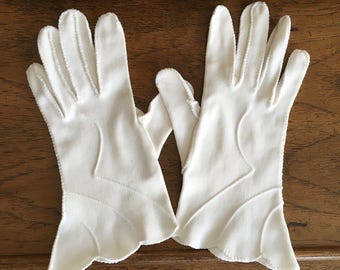 White dress gloves - Etsy