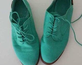 Teal Bass shoes