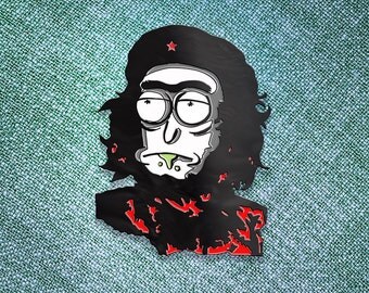 Rick and Morty Pins / Rick SanCHEz / Enamel Pin / Che Guevara Mix Pin