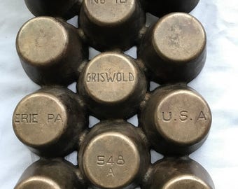 Griswold #10 Pop-over Pan 948 A