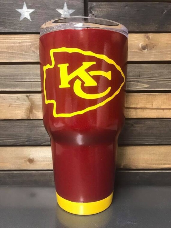 Kansas City Chiefs Powder Coated Tumbler