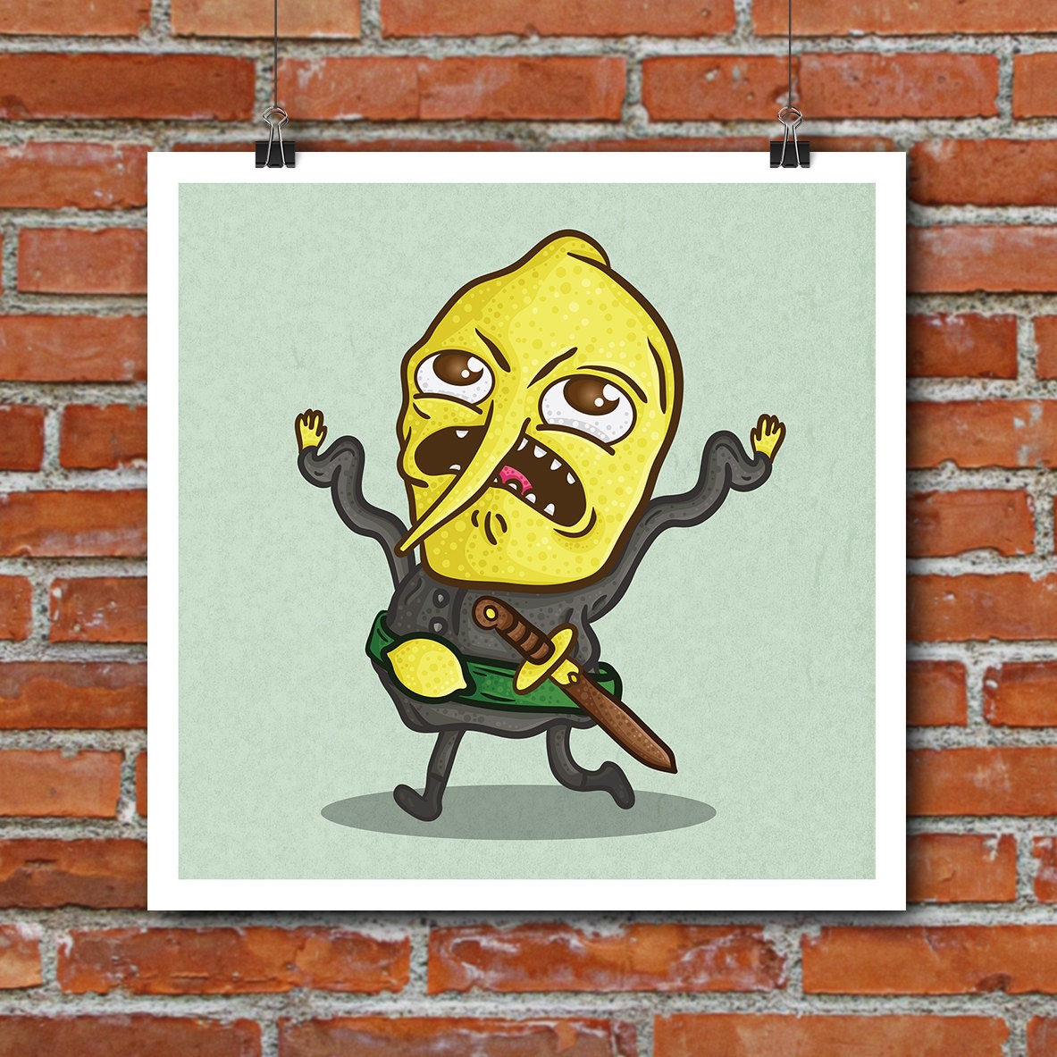 Adventure Time Lemongrab art print