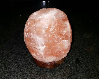 Rock salt lamp Etsy