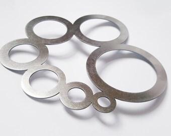 Tool For Leather Craft Projects - Round Leather Corner or Circle Cutting Ruler - Made Out Of Steel in UK