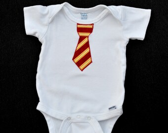 Baby Wizard, Harry Potter baby, wizard onesie, Striped tie onesie, Baby Shower Gift, Baby Boy Onesie, for Baby, Tie Onesie, Wizard gift