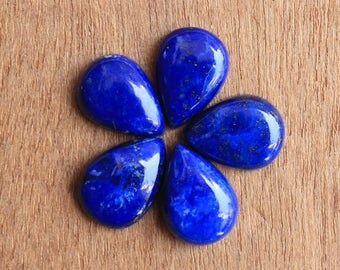Natural pear shape Lapis Lazuli Loose Gemstone AAA All mm size available - 7x10, 8x12, 9x13, 10x14, 12x16, 13x18, 15x20, 16x22, 18x25, 20x30