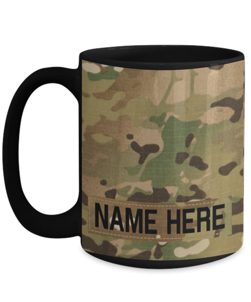 Us Army Personalized Enlisted Mug All Ranks E1 E9