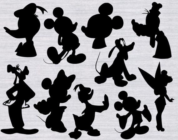 Download Disney Silhouettes SVG files Disney svg files Mickey Mouse