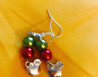 Apple earrings