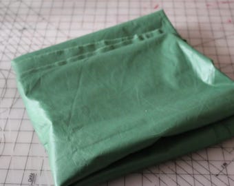 6 Green Polished cotton. Vintage cotton