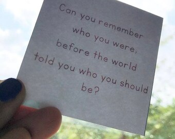 Keepsake Kard: Who You Are
