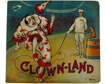 1916 A Trip to Clown Land Childrens Book No. 14