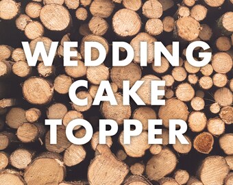 Custom Wedding Cake Topper
