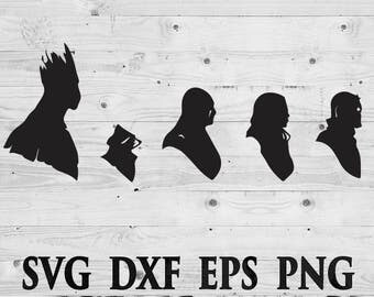 Guardians of galaxy SVG Files Silhouettes DXF Files Cutting files Cricut Silhouette