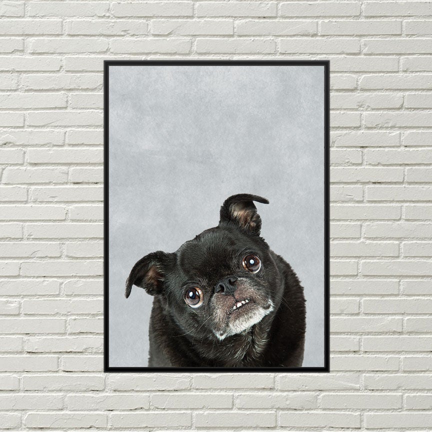 PUG print pug art dog wall art pug wall decor digital