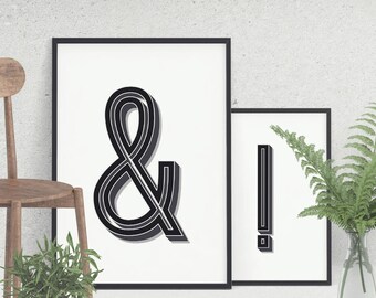 Ampersand Wall Decor ampersand wall decor | etsy Ampersand Wall Decor ampersand wall decor | etsy