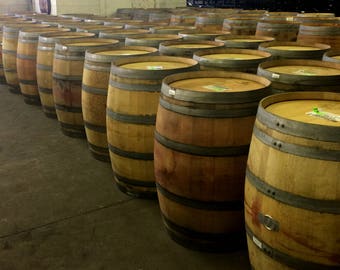Local Pick Up ONLY - 59 Gallon Oak Wine Barrel - French, American or Hungarian Oak