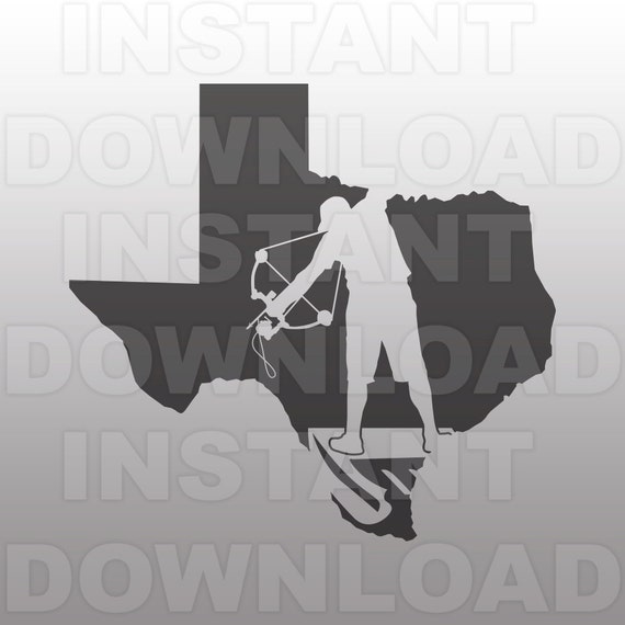 Download Texas Bowfishing Fisherman SVG FileBow Fishing SVG