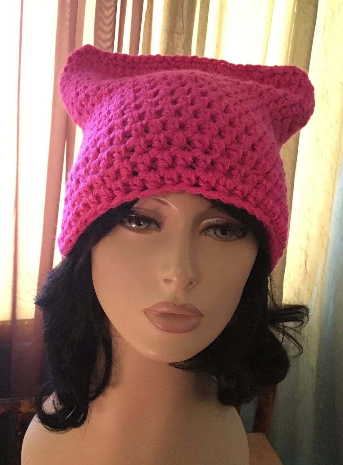 Sale Xl Size Large Pink Pussy Hat Women S Cat Hat Feminist