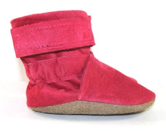 Soft Sole Leather Baby Boots Shoes 0 to 6 Month