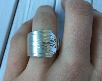Art Deco Spoon Ring