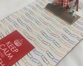 Memo sized TEACHER CLIPBOARD Keep Calm and Teach On