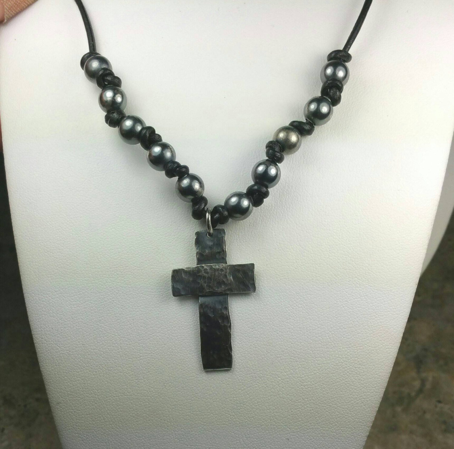 Rosary Necklace Catholic Rosary Rosary for Men Rustic