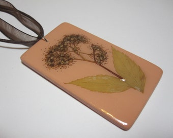 Dried pressed flowers pressed flower necklace pressed flower pendant pressed flower resin jewelry pendant with pressed flowers