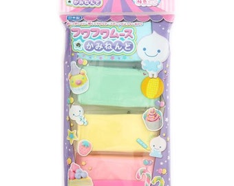 116015 Fuwa Fuwa paper clay Japan decoden 4 colours