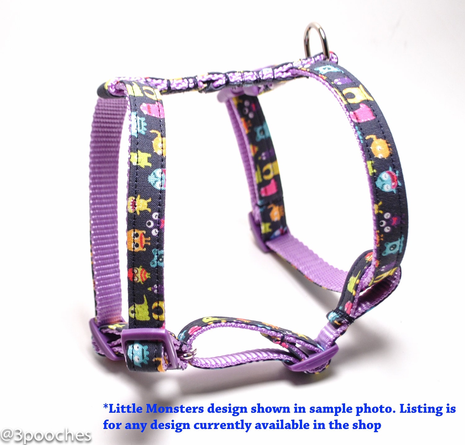LARGE 2129 inch Custom Dog Harness / CHOOSE Your Design from