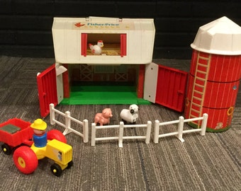 1980s fisher price farm set