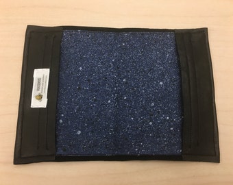 Midnight Sky genuine leather passport cover holder
