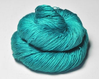 Ground turquoise - Silk/Cashmere Lace Yarn