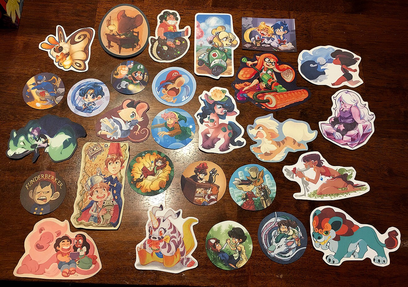 HOLOGRAPHIC STICKERS 28 Designs see all photos Large 2
