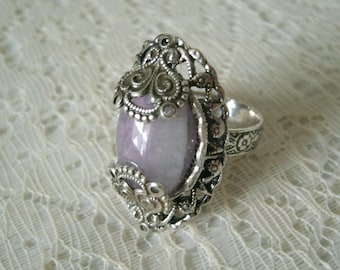 Moroccan Amethyst Ring, boho jewelry bohemian jewelry amethyst jewelry moroccan jewelry hipster new age metaphysical gypsy ring boho ring