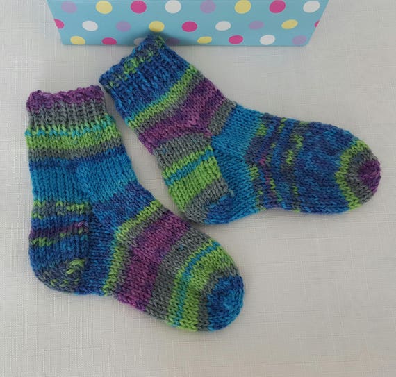 Knitted Socks Baby Socks 912 Months Handmade Hand