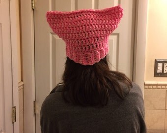 Pussy cat hat , Pink Pussy hat, Pussy hat, Human Rights, Feminism