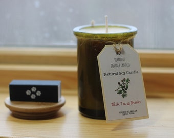 Handpoured Natural Soy Candle Recycled 6oz Jar-Vermont Candles