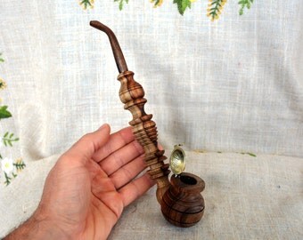 Wooden smoking pipes | Etsy