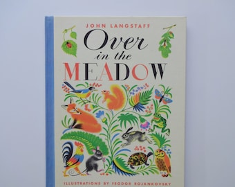 Vintage Over in the Meadow Hardback Book 1957