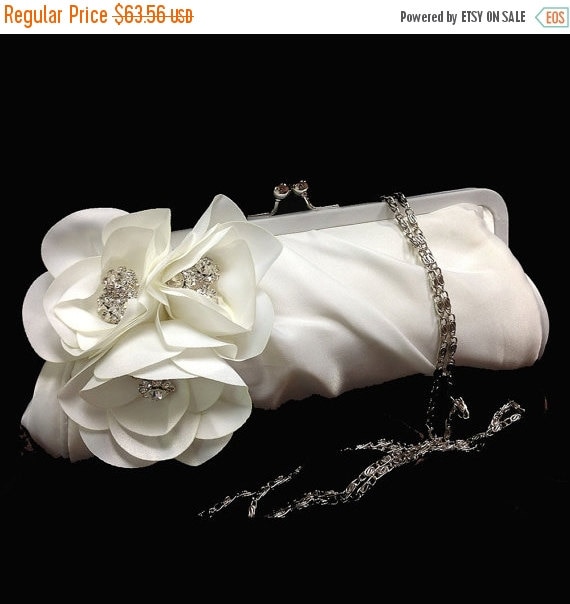 Wedding clutch Bridal clutch bridal evening bag by GlamDuchess