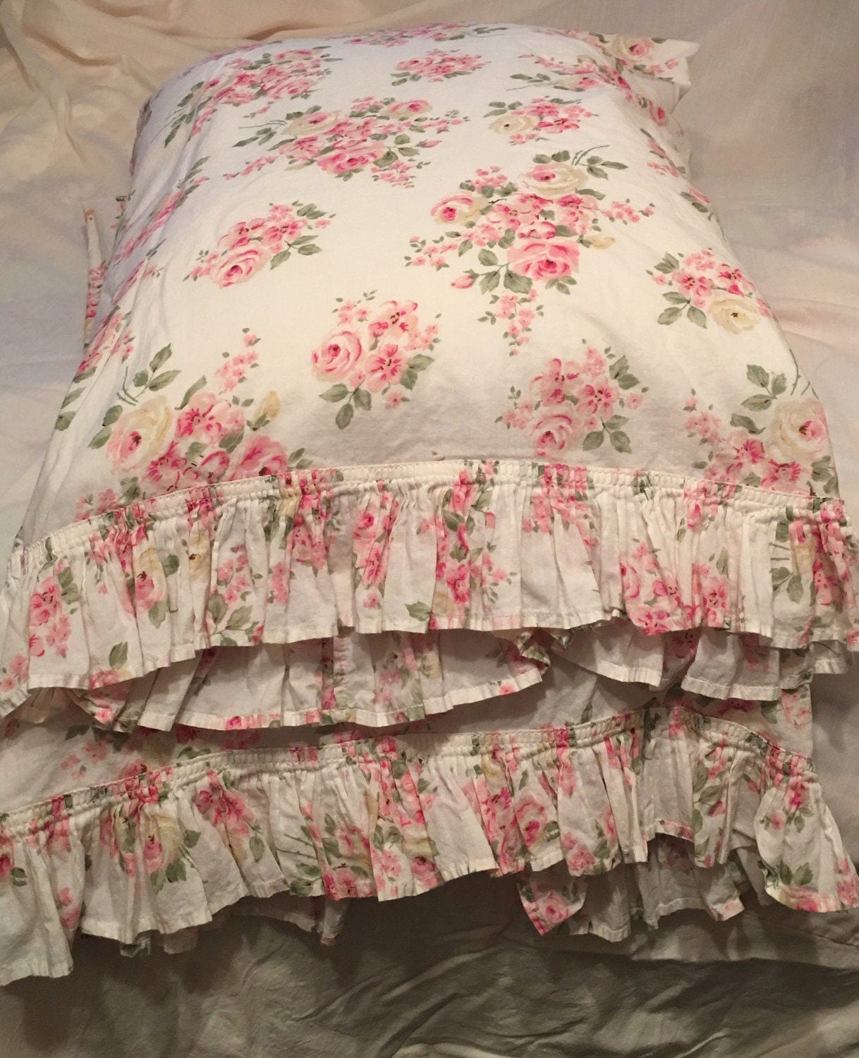 Charming Shabby Chic cotton pillowcases/ Shsbby Chic