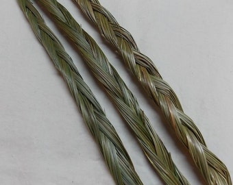 braiding with sweetgrass