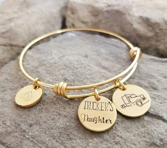 Trucker Daughter Bracelet Truck Driver Daughter Bracelet